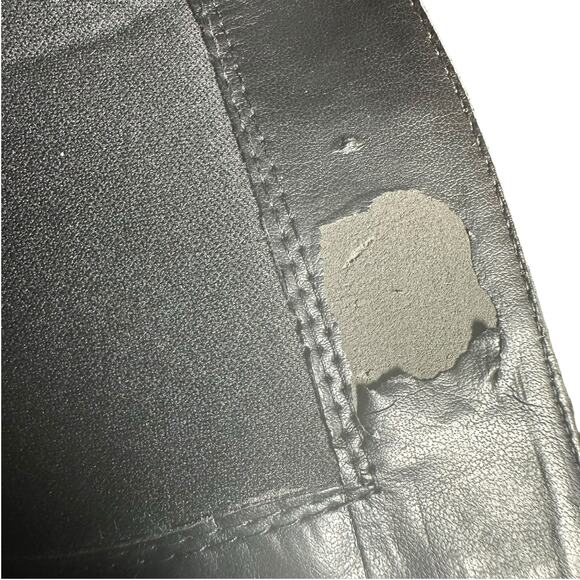 Ecco Hobart Buckle Tall knee Riding boot black leather size EU42 US 11 / 11 1/2 - Picture 10 of 13